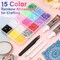 15000Pcs Flatback Craft Rhinestones with B-7000 Glue - Multicolor AB